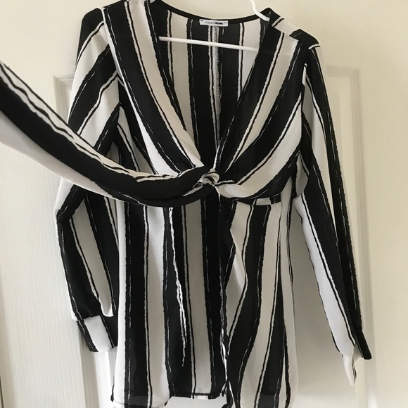 Stripped blouse L - Picture 2 of 4